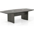 Safco SafcoÂ 8' Boat-Shaped Conference Table Gray Steel - Aberdeen Series ACTB8LGS